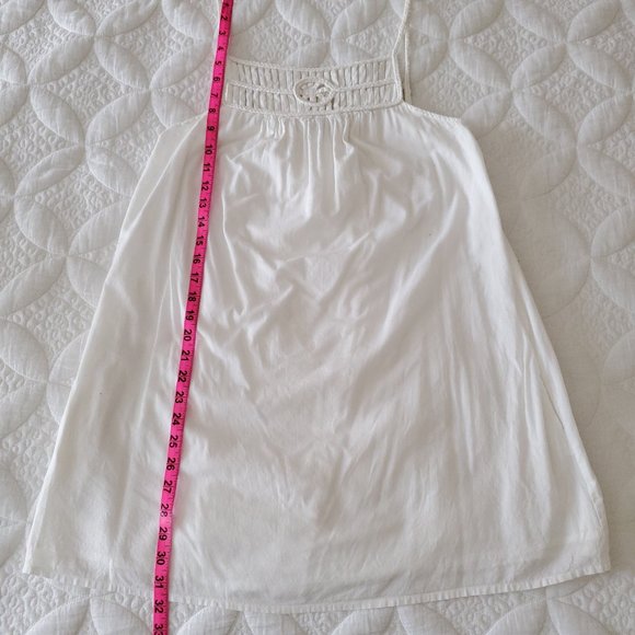 White Cotton Sundress - Picture 3 of 5